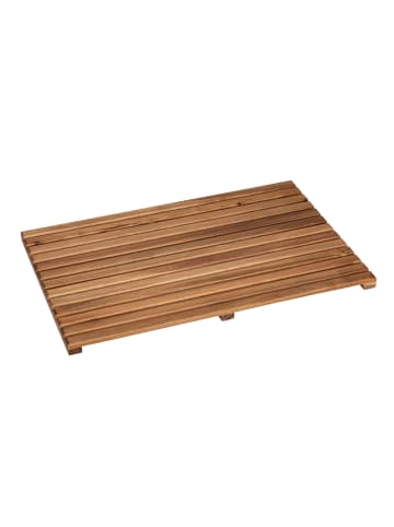 Wenko Duschmatte aus Akazienholz in Braun, (B) 60 x (H) 2,5 x (L) 40 cm