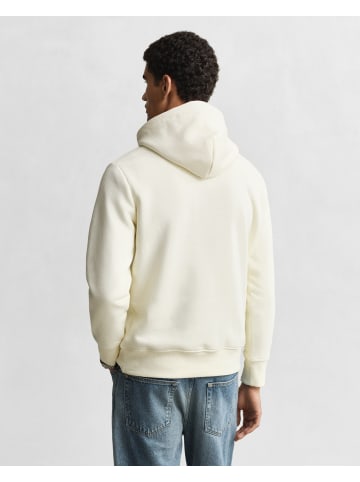 Gant Kapuzenpullover in ecru - 0001