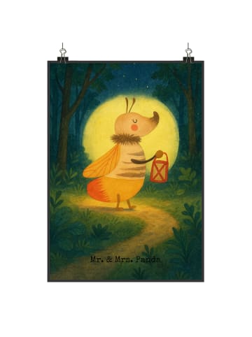 Mr. & Mrs. Panda Print Glühwürmchen Design ohne Spruch in Weiß