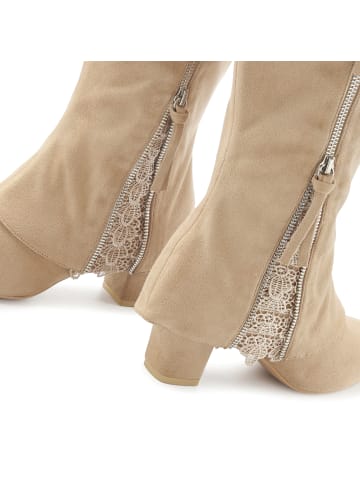 LASCANA Stiefel in beige