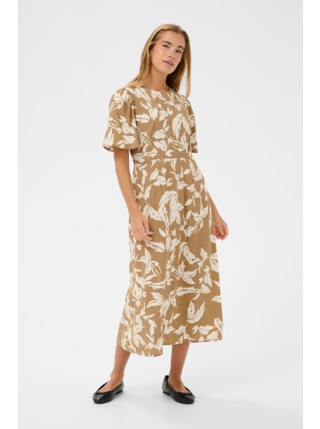 Kaffe Kleid KAmarlo Tight fit in Oak Chalk Leafs