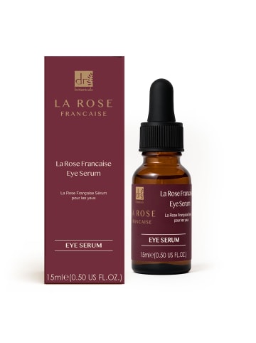 Dr. Botanicals Augenserum „La Rose Française“ mit Vitamin E & Mandelöl 15 ml