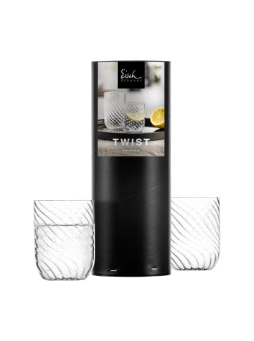 Eisch 2er Set Allround-Becher Twist 270 ml in transparent