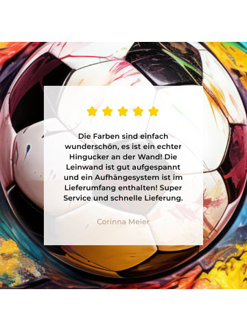 MuchoWow Leinwand bilder Fußball (BxH)
