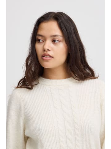 ICHI Strickpullover IHKAMARA Loose fit in Cloud Dancer