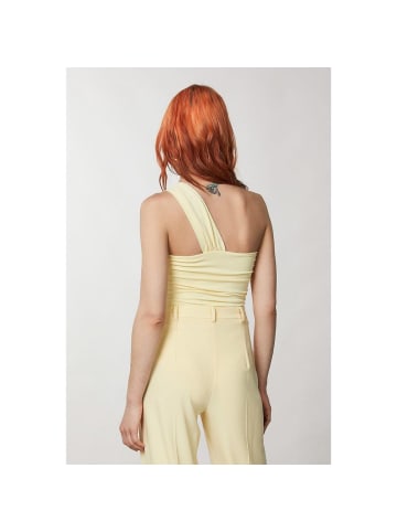 Patrizia Pepe Gelb Acetat Tank Tops