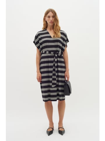InWear LetitsiaIW Belted Dress Loose fit in Black / Whisper White