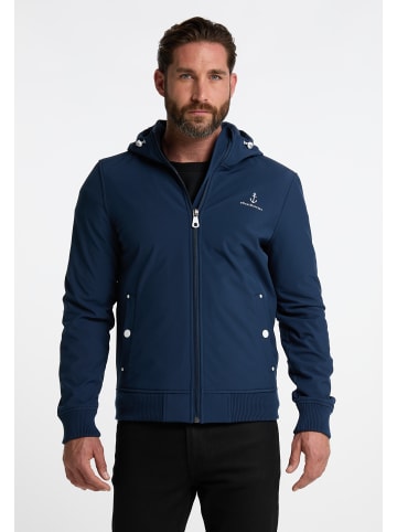 DreiMaster Maritim Softshellblouson in Marine