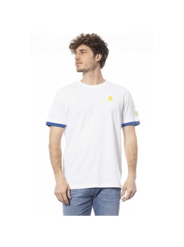 Invicta Weiß Baumwolle Herren T-Shirt