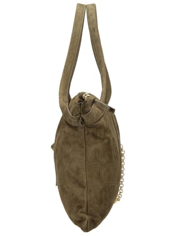 FREDsBRUDER Handtasche Velvet Wild in Khaki