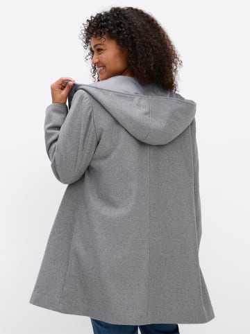sheego Jacke in grau
