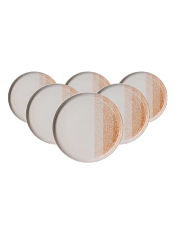 Ritzenhoff & Breker 6er Set Frühstücksteller Trio in ø 19,5 cm in Braun