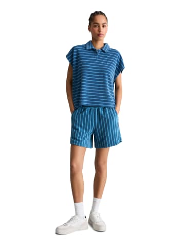 Marc O'Polo DENIM Frottee-Poloshirt relaxed in Medium Blue