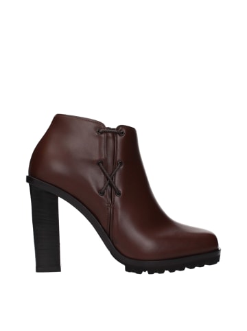 Max Mara Braun Leder Knöchel Stiefel