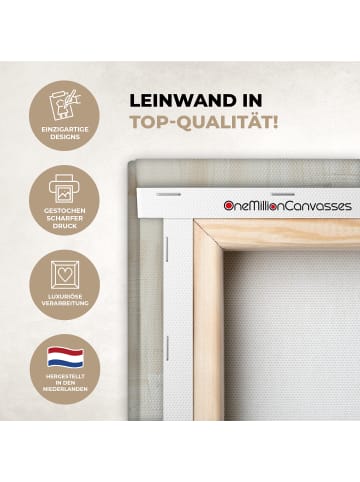 MuchoWow Leinwand Bilder Verbundene Figuren
