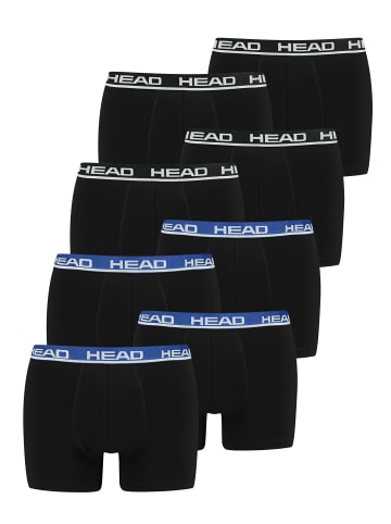 HEAD Boxershorts Head Basic Boxer 8P in Black/Black Blue