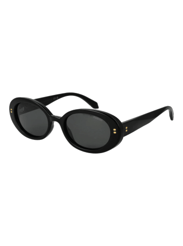 Polaroid Frauen Sonnenbrille Oval Schwarz