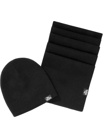 Lonsdale Mütze "Leafield" in Schwarz