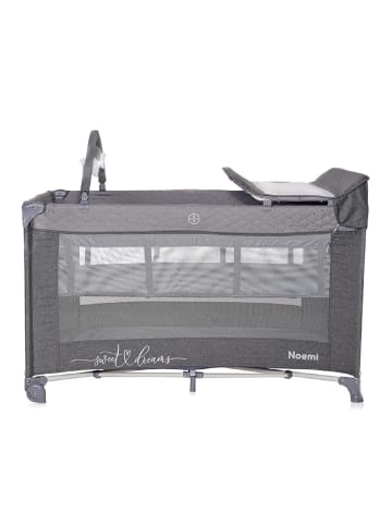 Lorelli Reisebett Noemi 2 Ebenen in grau