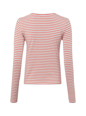 mbyM Langarmshirt Christina-M in koralle mehrfarbig