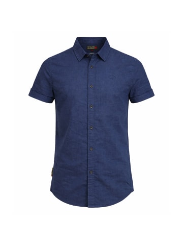 Norlund Hemd Cran Linnen Shirt in Blau