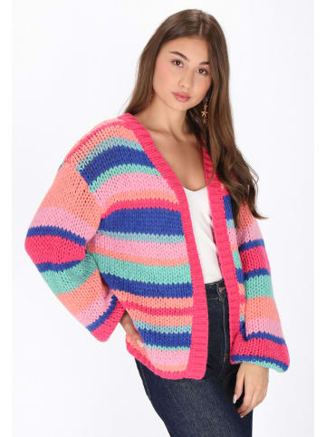 myMo Cardigan in orange multicolor