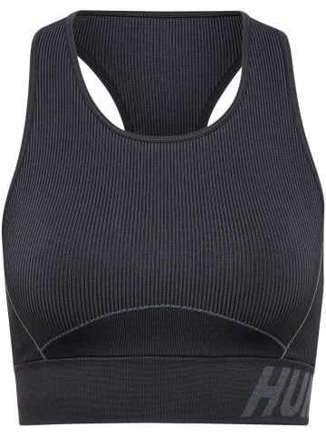 Hummel Hummel T-Shirt Hmlte Multisport Damen Dehnbarem Schnelltrocknend Nahtlosen in BLACK/ASPHALT MELANGE