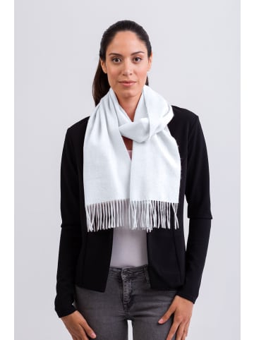 CASH-MERE.CH Bio Schal in Weiss