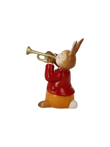Goebel Figur " Hase - Eifriger Trompeter " in Bunt
