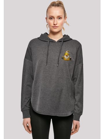 F4NT4STIC Oversized Hoodie Rubber Duck Wizard OVERSIZE HOODIE in charcoal