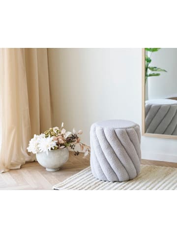 ebuy24 Pouf Freja Grau 38 x 38 cm