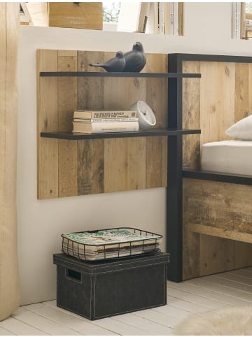 Furn.Design Wandpaneel Used Wood hell, Anthrazit, Wandboard 60 x 54 cm