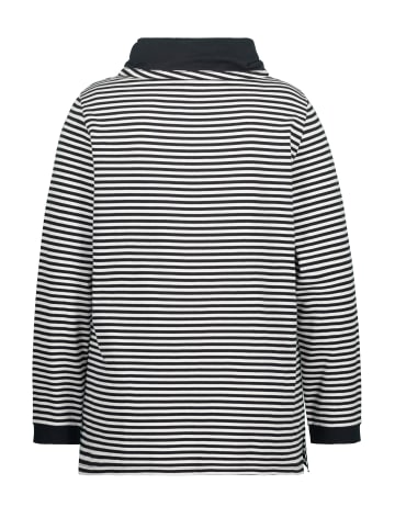 Ulla Popken Sweatshirt in schwarz