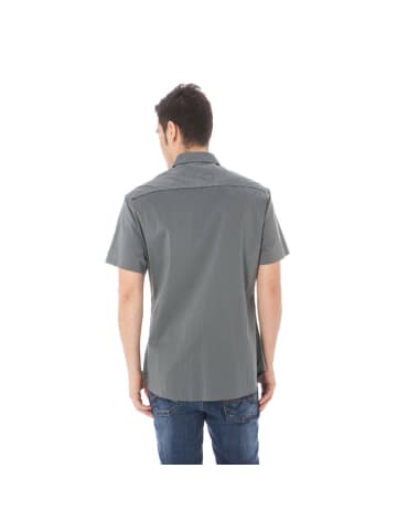 COSTUME NATIONAL Grau Baumwolle Herren Hemd mit Italienisch Kragen