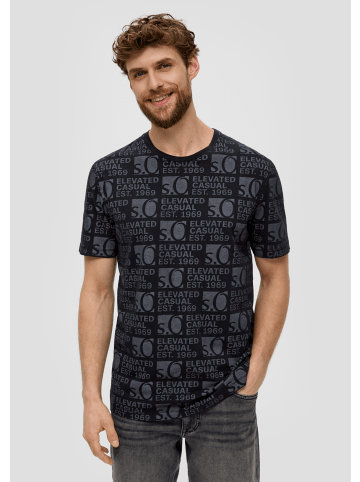 s.Oliver T-Shirt kurzarm in Schwarz