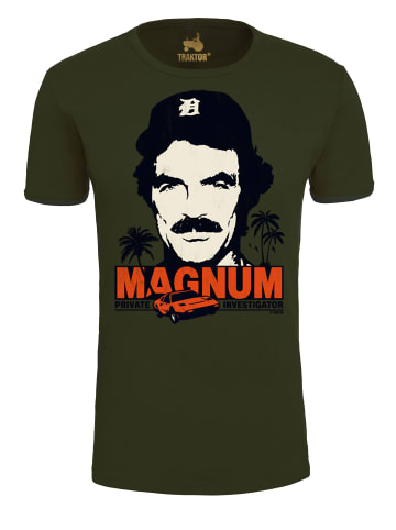 Logoshirt T-Shirt Magnum in dunkelgrün
