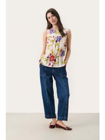 PART TWO Ärmellose Bluse TilliePW Gerade Passform in Multi Flower Print