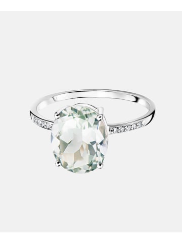 Diamant L'éternel Ring aus 375 Weißgold mit Diamant mit Amethyst