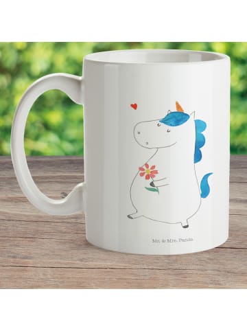 Mr. & Mrs. Panda Kinderbecher Einhorn Spaziergang ohne Spruch in Weiß