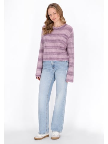 myMo Women Sweater in lilac multicolor