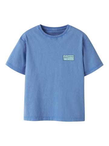 name it T-Shirt Nkmfandel Bio-Baumwolle in palace blue