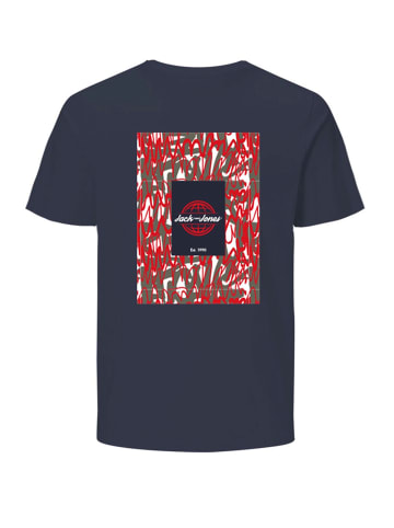 Jack & Jones T-Shirt 'COLTON' in Navy Blazer