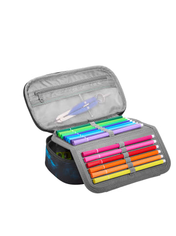 Coocazoo Mäppchen "Mystic Clouds" in Blau/Schwarz