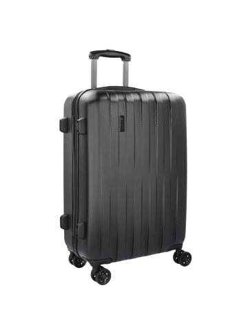 Bugatti Lima 2.0 4-Rollen Trolley 66 cm mit Doppelrollen schwarz