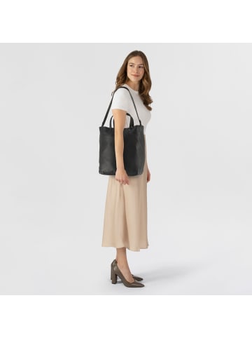 LIEBESKIND BERLIN Hera Schultertasche Leder 42 cm in black