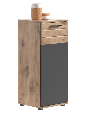 ebuy24 Badschrank Mason Grau 37 x 34 cm