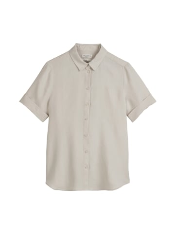 Marc O'Polo Kurzarm-Leinenbluse regular in silky stone