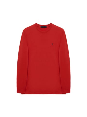 Polo Club Longsleeve in Rot