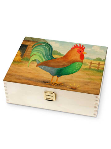 Mr. & Mrs. Panda Tee Organizer Hahn Korn Design ohne Spruch in Weiß