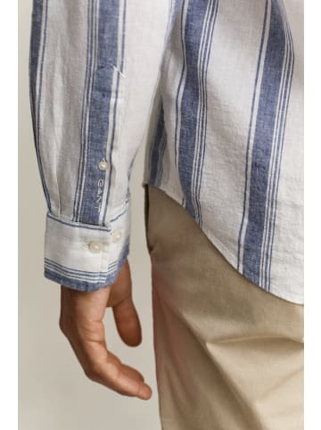 Gant Hemd in ecru blau